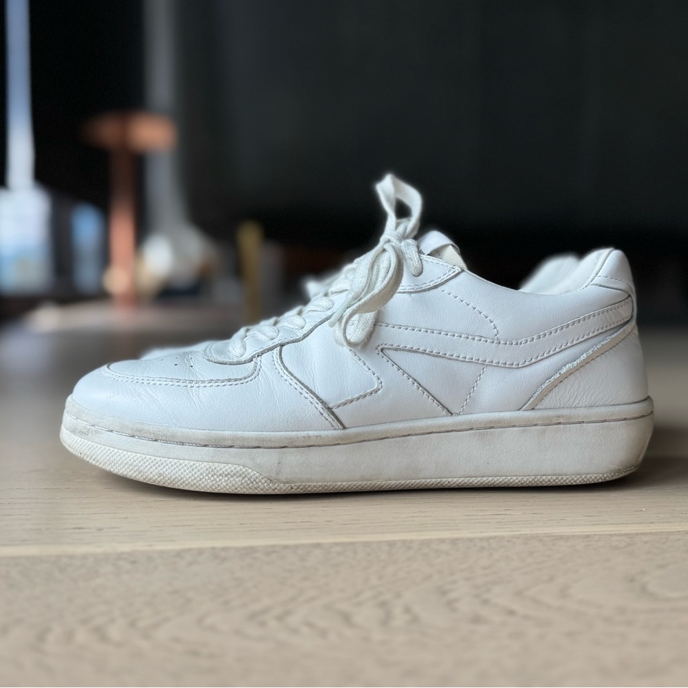 Rag & Bone Retro Court White Leather Sneakers